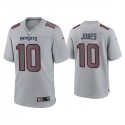 New England Patriots #10 Mac Jones Gray Atmosphere Fashion Stitched Game Jersey