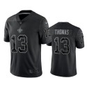 New Orleans Saints #13 Michael Thomas Black Reflective Limited Stitched Football Jersey