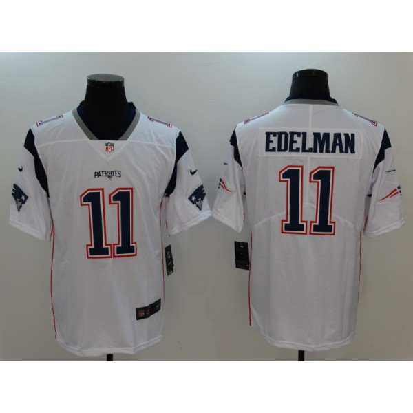 New England Patriots #11 Julian Edelman White Vapor Untouchable Player Limited Jersey