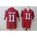 New England Patriots #11 Julian Edelman Red Alternate Stitched Vapor Untouchable Limited Nike Jersey