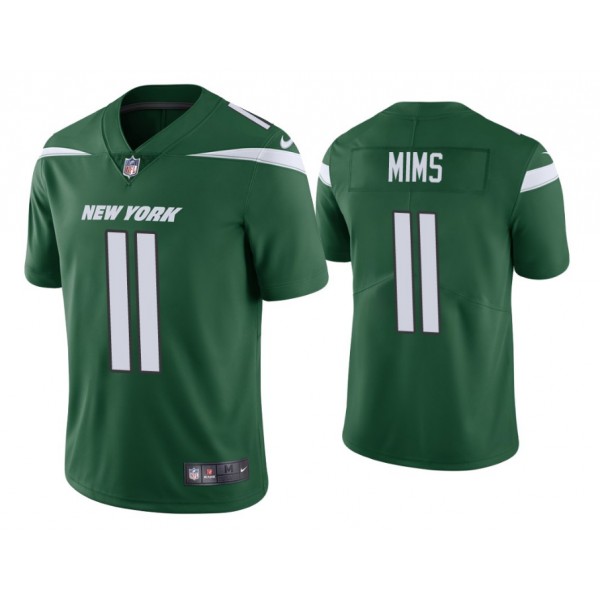 New York Jets #11 Denzel Mims Green Vapor Untouchable Limited Stitched Jersey