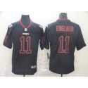 New England Patriots #11 Julian Edelman 2019 Black Lights Out Stitched Jersey
