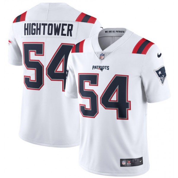New England Patriots #54 Dont'a Hightower White 2020 Vapor Untouchable Limited Stitched Jersey