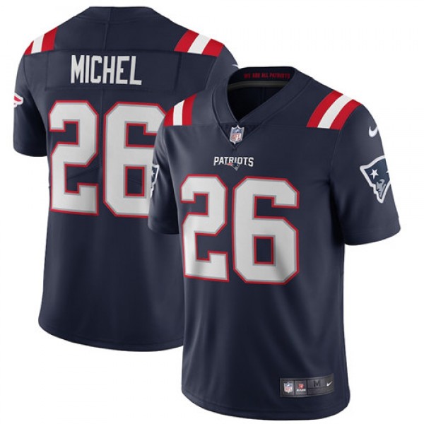 New England Patriots #26 Sony Michel Navy 2020 Vapor Untouchable Limited Stitched Jersey