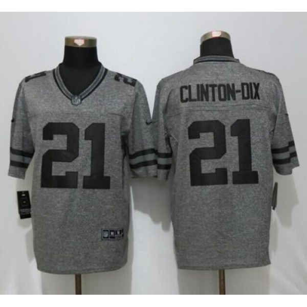 Packers #21 Ha Ha Clinton-Dix Gray Stitched Limited Gridiron Gray Nike Jersey