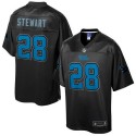 Panthers #28 Jonathan Stewart Black Pro Line Black Reverse Fashion Game Nike Jersey