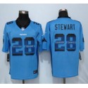 Panthers #28 Jonathan Stewart Blue Alternate Stitched Limited Strobe Nike Jersey