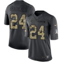 Panthers #24 James Bradberry Black Stitched Limited 2016 Salute To Service Nike Jersey
