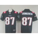 Patriots #87 Rob Gronkowski Navy Limited Rush Stitched Nike Jersey