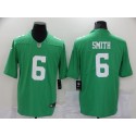 Philadelphia Eagles #6 DeVonta Smith Green Throwback Vapor Untouchable Limited Stitched Football Jersey