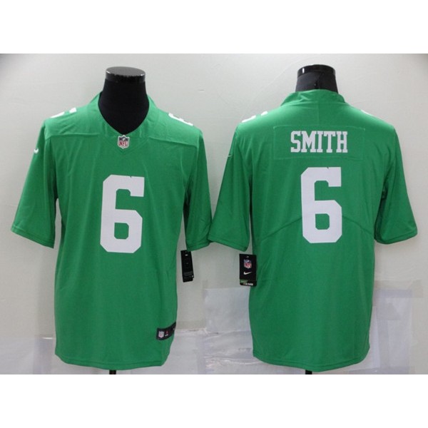 Philadelphia Eagles #6 DeVonta Smith Green Throwback Vapor Untouchable Limited Stitched Football Jersey