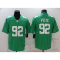 Philadelphia Eagles #92 Reggie White Green Throwback Vapor Untouchable Limited Stitched Football Jersey