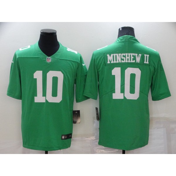 Philadelphia Eagles #10 Gardner Minshew II Green Vapor Untouchable Limited Stitched Jersey