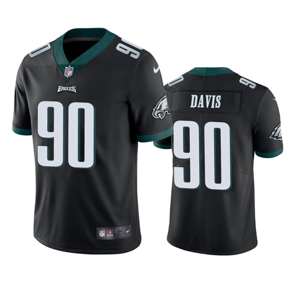 Philadelphia Eagles #90 Jordan Davis Black Vapor Untouchable Limited Stitched Jersey