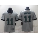 Philadelphia Eagles #11 A. J. Brown Gray Vapor Untouchable Limited Stitched Jersey