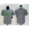 Philadelphia Eagles Blank Gray Cool Base Stitched Baseball Jersey