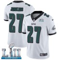 Philadelphia Eagles ##27 Malcolm Jenkins White Super Bowl LII Game Stitched Jersey