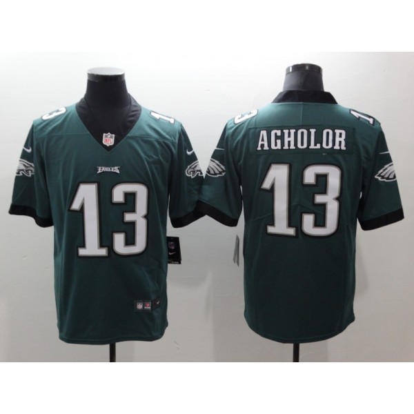 Philadelphia Eagles #13 Nelson Agholor Green Vapor Untouchable Limited Stitched Jersey