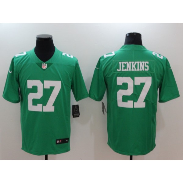 Philadelphia Eagles #27 Malcolm Jenkins Green Throwback Vapor Untouchable Limited Stitched Jersey