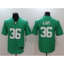 Philadelphia Eagles #36 Jay Ajayi Green Throwback Vapor Untouchable Limited Stitched Jersey