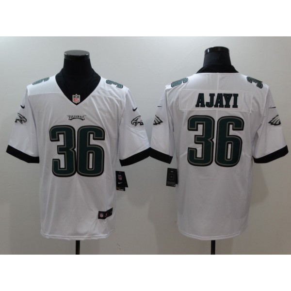 Philadelphia Eagles #36 Jay Ajayi White Vapor Untouchable Limited Stitched Jersey