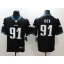 Philadelphia Eagles #91 Fletcher Cox Black Vapor Untouchable Limited Stitched Jersey