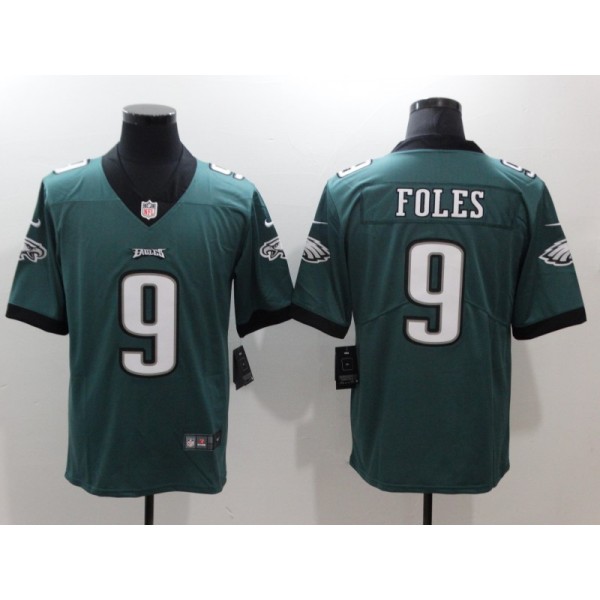 Philadelphia Eagles #9 Nick Foles Green Vapor Untouchable Limited Stitched Jersey