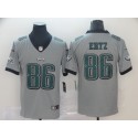 Philadelphia Eagles #86 Zach Ertz Silver Inverted Legend Stitched Jersey