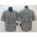 Philadelphia Eagles #11 Carson Wentz Grey Stitched Jersey