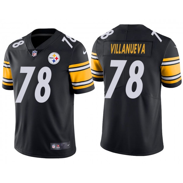 Pittsburgh Steelers #78 Alejandro Villanueva Black Vapor Untouchable Limited Stitched Jersey