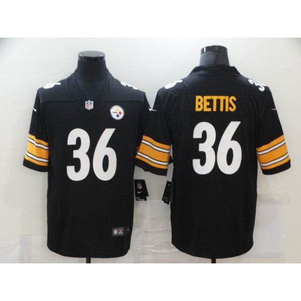 Pittsburgh Steelers #36 Jerome Bettis Black Stitched Jersey