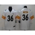 Pittsburgh Steelers #36 Jerome Bettis White Vapor Stitched Jersey