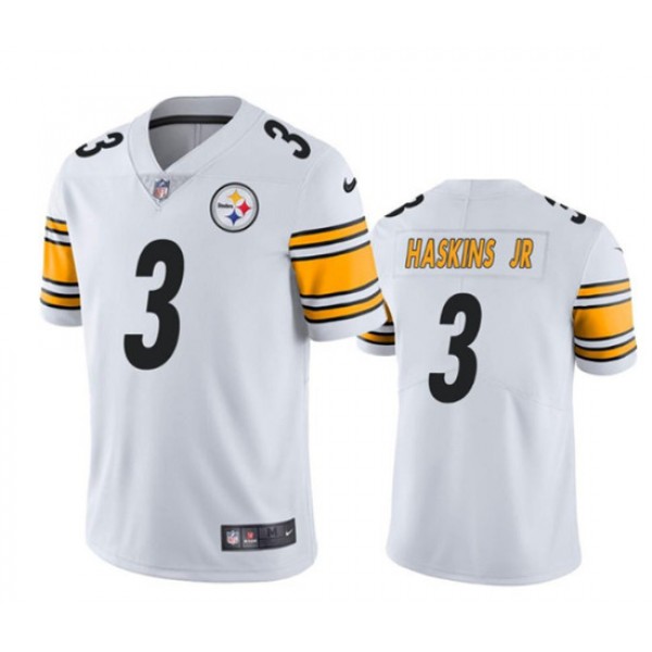 Pittsburgh Steelers #3 Dwayne Haskins Jr. White Vapor Untouchable Limited Stitched Jersey