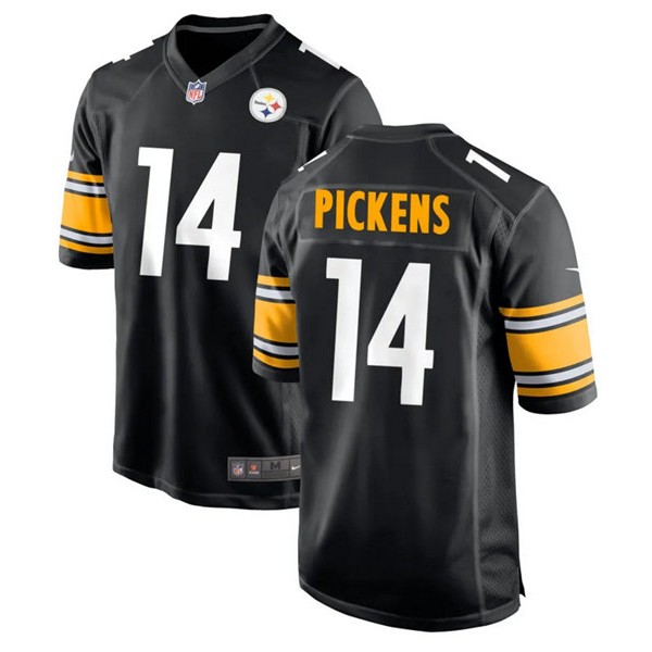 Pittsburgh Steelers #14 George Pickens Black Stitched Jersey