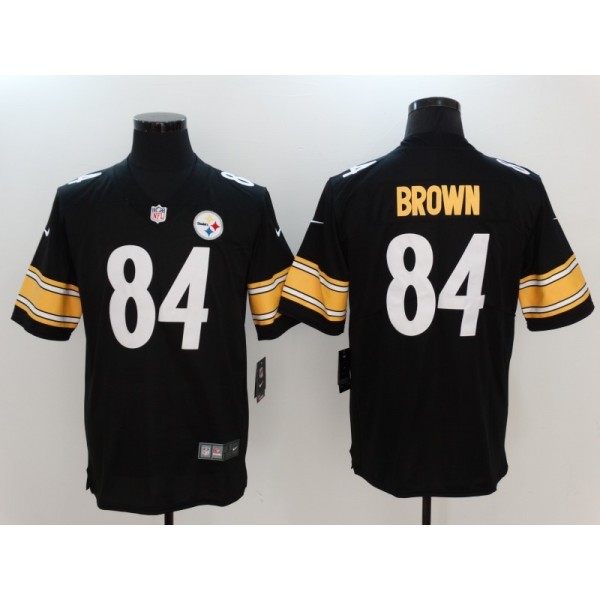 Pittsburgh Steelers #84 Antonio Brown Nike Black Vapor Untouchable Limited Stitched Jersey