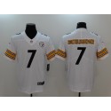 Pittsburgh Steelers #7 Ben Roethlisberger White Vapor Untouchable Player Limited Jersey