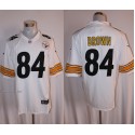 Pittsburgh Steelers #84 Antonio Brown White Stitched Limited Nike Jersey