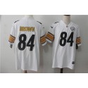 Pittsburgh Steelers #84 Antonio Brown White Stitched Vapor Untouchable Limited Nike Jersey