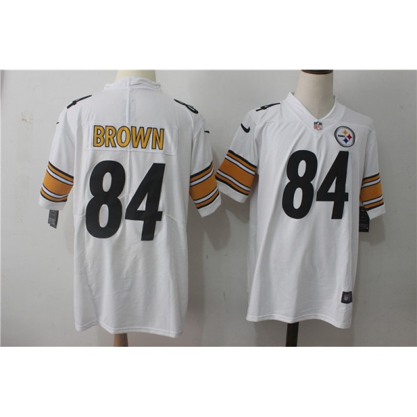 Pittsburgh Steelers #84 Antonio Brown White Stitched Vapor Untouchable Limited Nike Jersey