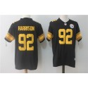 Pittsburgh Steelers #92 James Harrison Black Limited Rush Stitched Nike Jersey