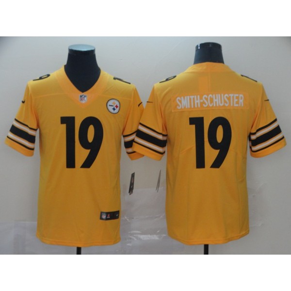 Pittsburgh Steelers #19 JuJu Smith-Schuster Gold Inverted Legend Stitched Jersey