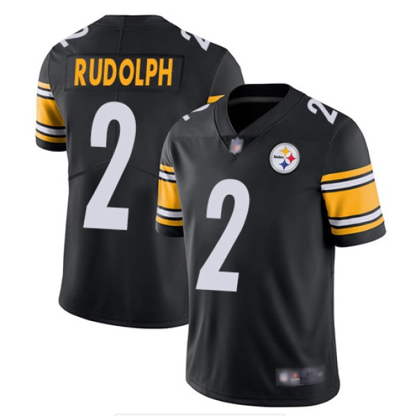 Pittsburgh Steelers #2 Mason Rudolph Black Vapor Untouchable Limited Stitched Jersey