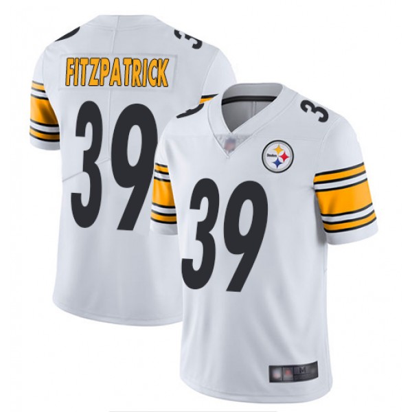 Pittsburgh Steelers #39 Minkah Fitzpatrick White Vapor Untouchable Limited Stitched Jersey.