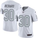 Raiders #30 Jalen Richard White Stitched Limited Rush Nike Jersey