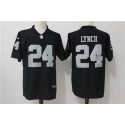 Raiders #24 Marshawn Lynch Black Vapor Untouchable Limited Stitched Jersey