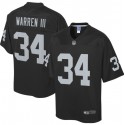 Raiders #34 Chris Warren III Black Vapor Untouchable Limited Stitched Jersey