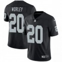 Raiders #20 Daryl Worley Black Vapor Untouchable Limited Stitched Jersey
