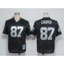 Raiders #87 Dave Casper Black Stitched Throwback Jersey