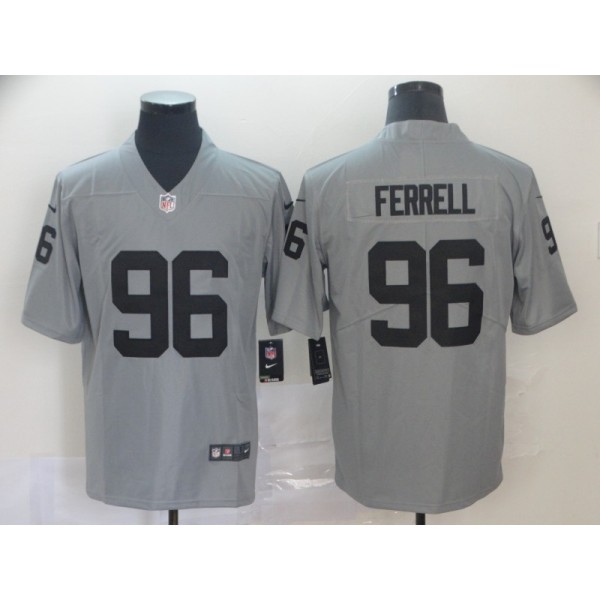 Raiders #96 Clelin Ferrell 2019 Gary Inverted Legend Stitched Jersey