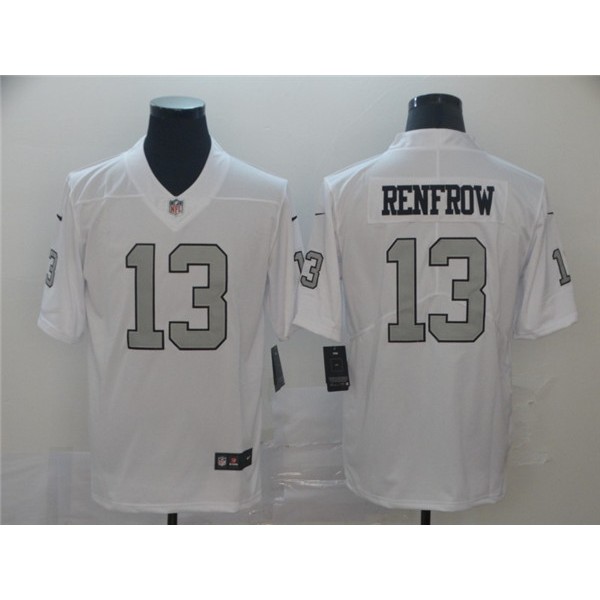 Raiders #13 Hunter Renfrow White Color Rush Limited Stitched Jersey